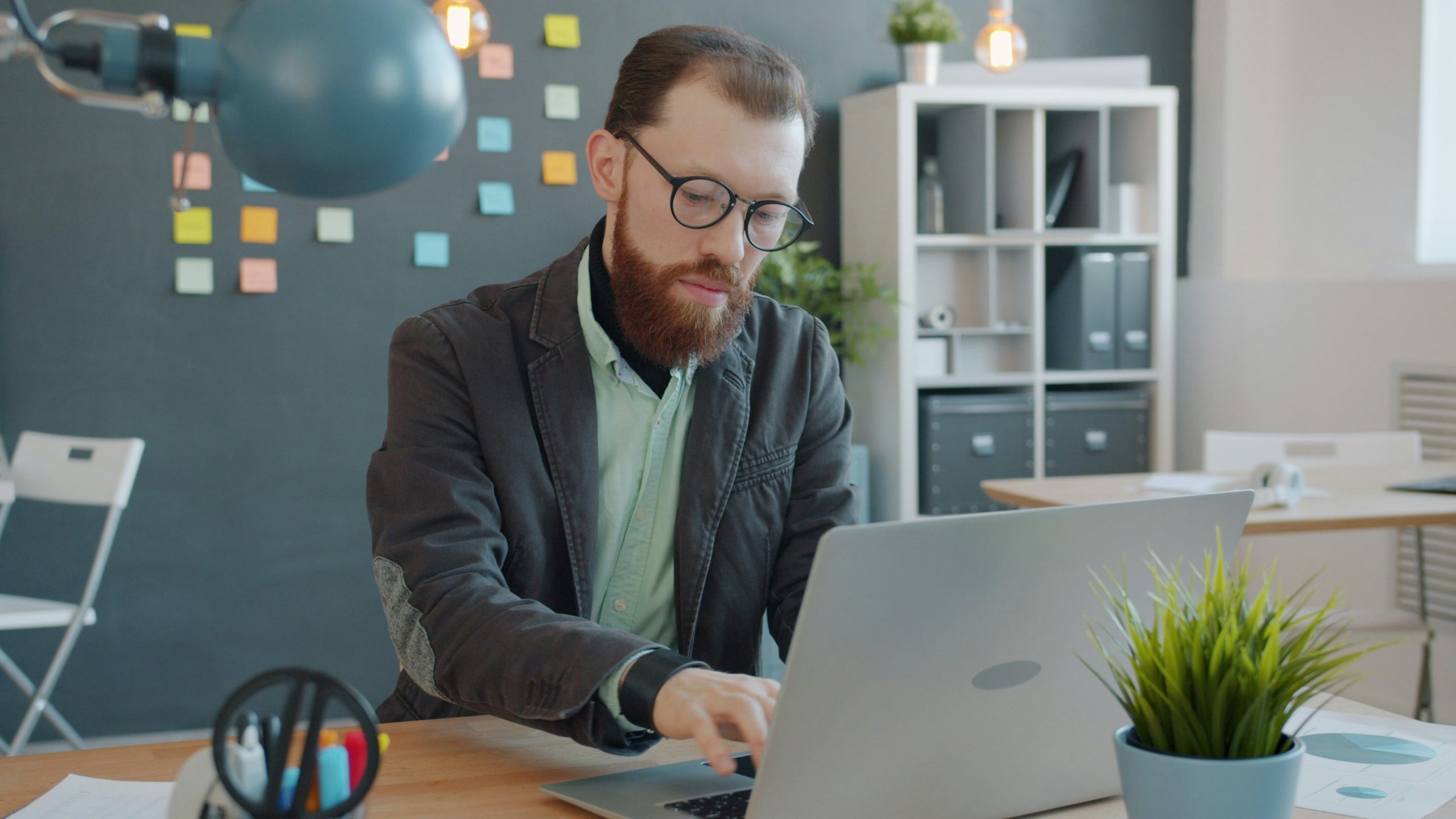 man on laptop