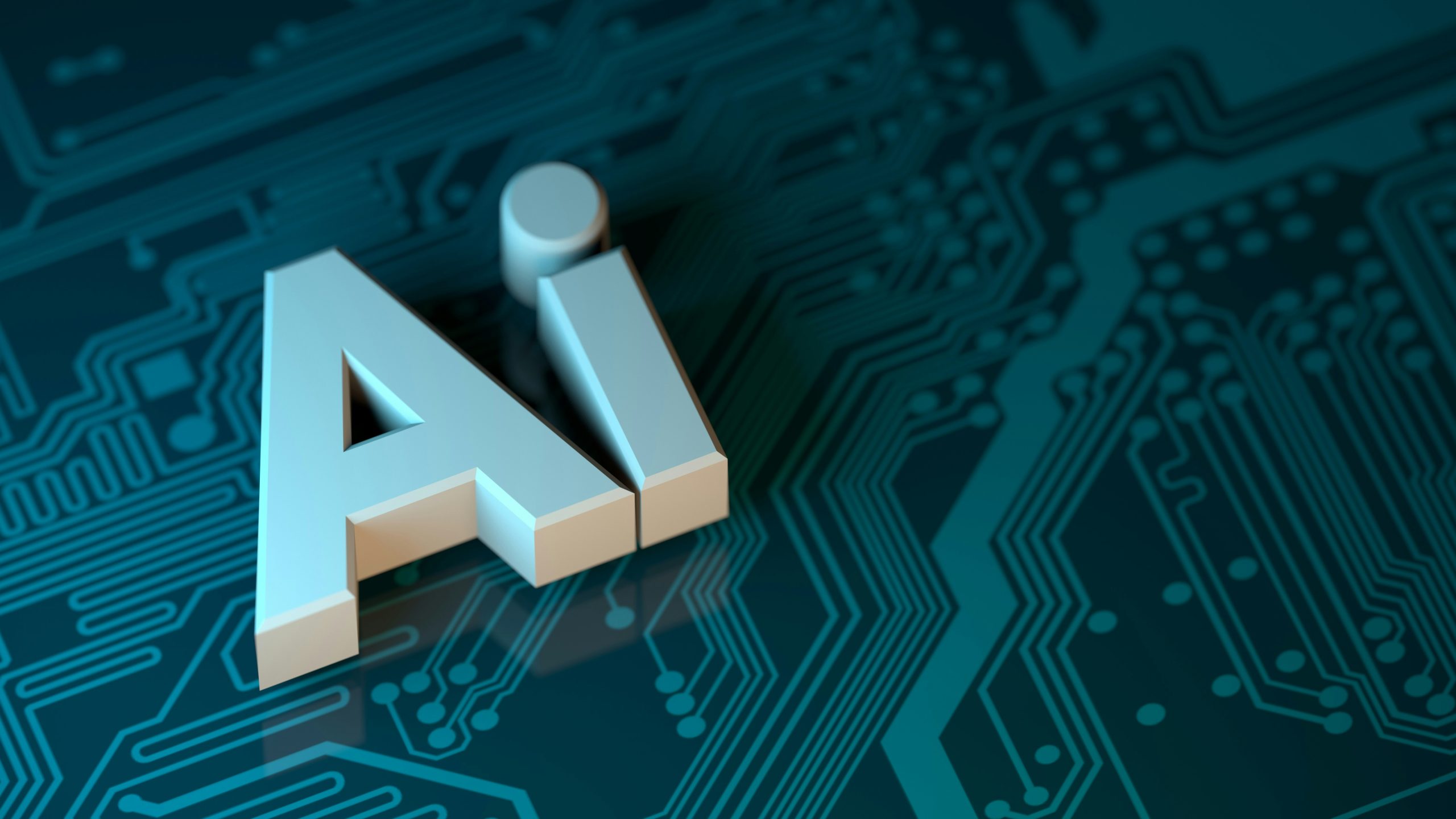 ai sign on a motherboard